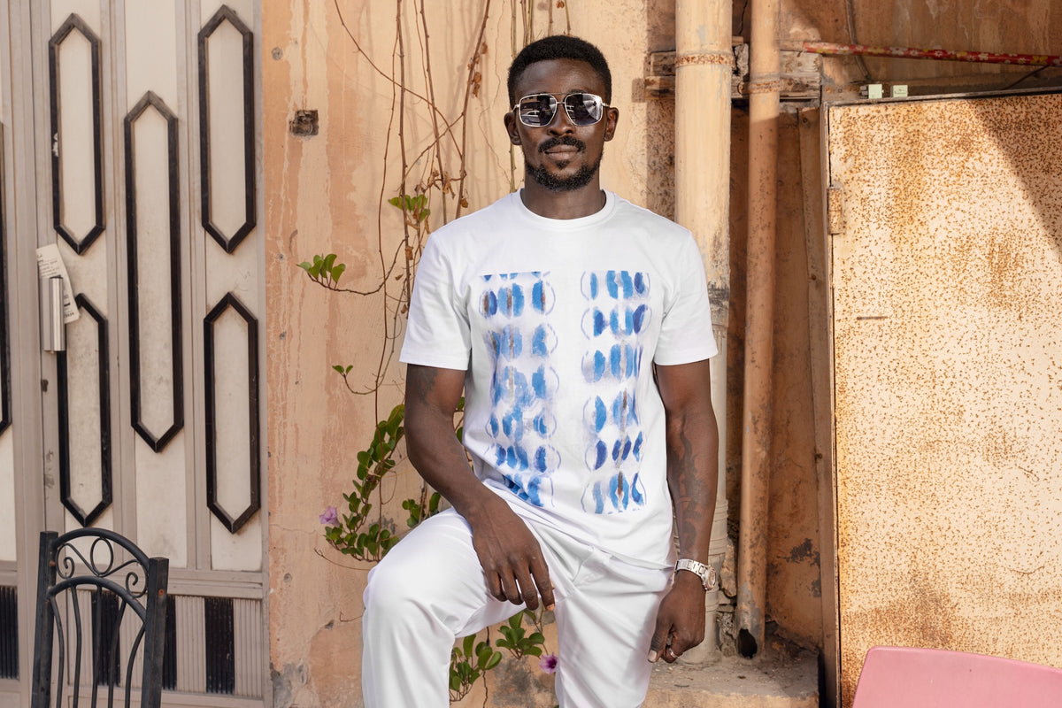 Tie Dye Print Tshirt (White)
