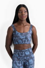 Crop Tank Top (Blue)