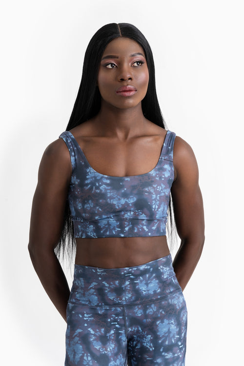Crop Tank Top (Bleu)